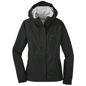 Outdoor Research Womens Apollo Rain Jacket M Black
